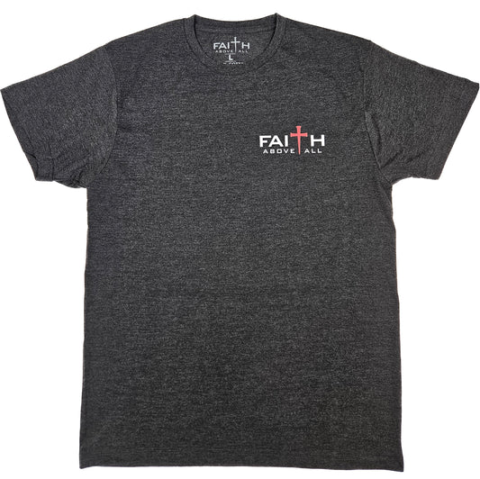 Faith Above All Red Cross Logo Tee - Multiple Colors