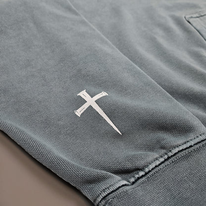 Faith Above All Premium Heavyweight Hoodie