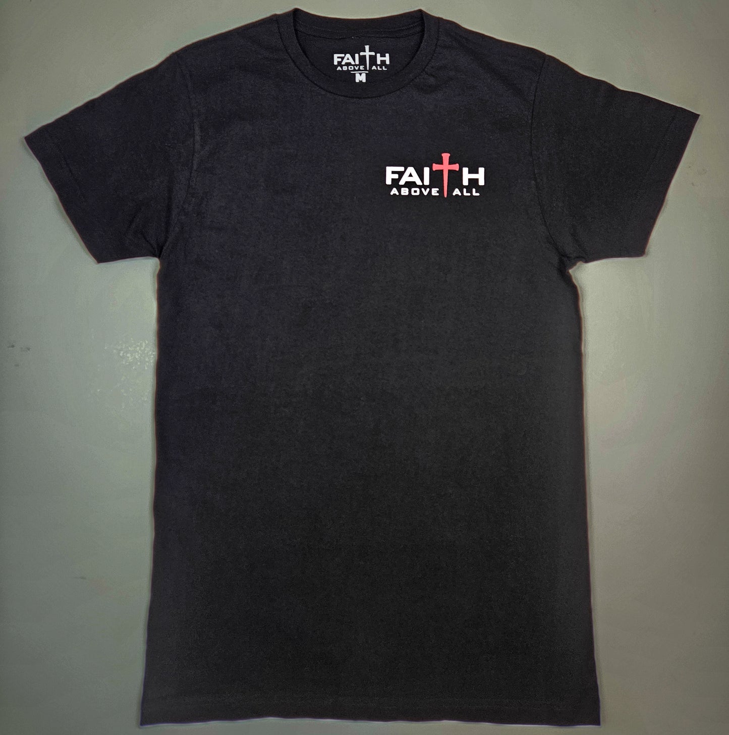 Faith Above All Red Cross Logo Tee - Multiple Colors