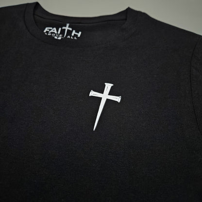 Women's Faith Above All Back Print Tee