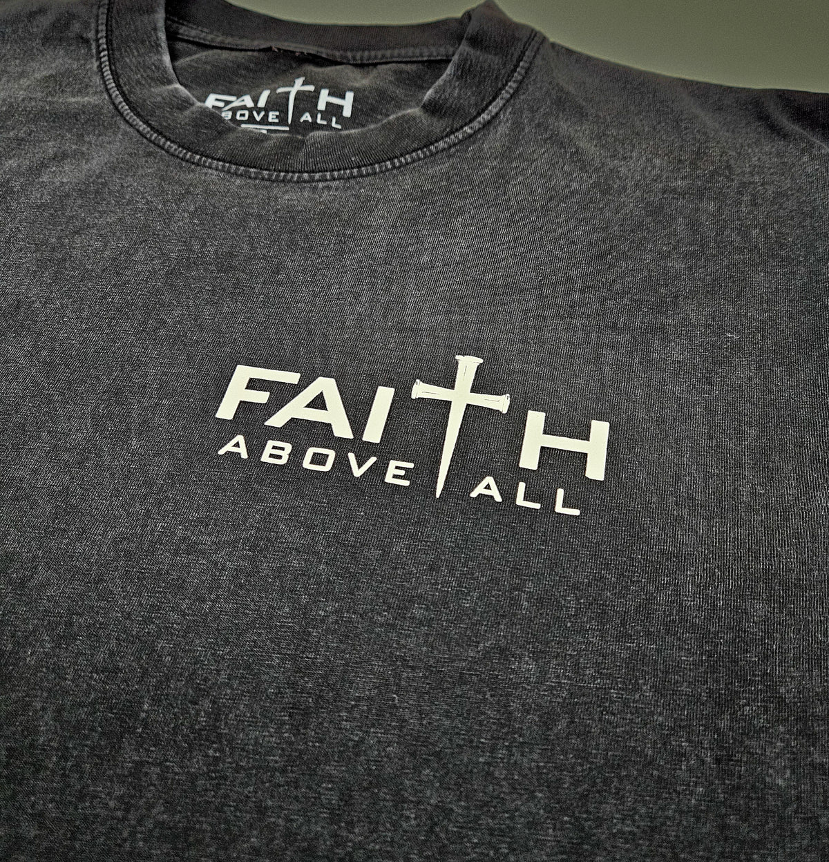 Christ is King Tee - Premium Heavyweight Vintage Wash