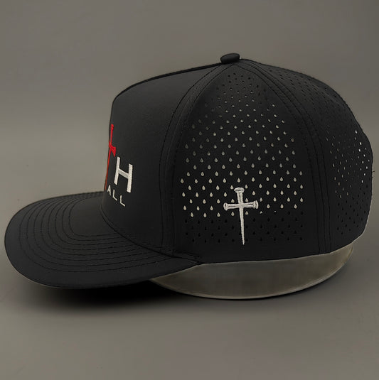Faith Above All Performance Trucker Hat